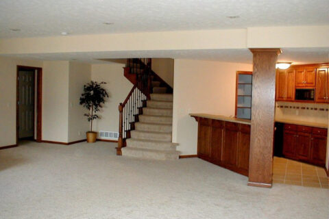 The living room at Milwaukee, WI.