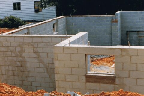 The poured concrete construction at Milwaukee, WI