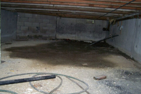 leaky crawl space