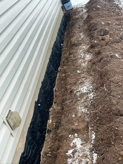 Waterproofing the Exterior of a house in in Deforest, WI